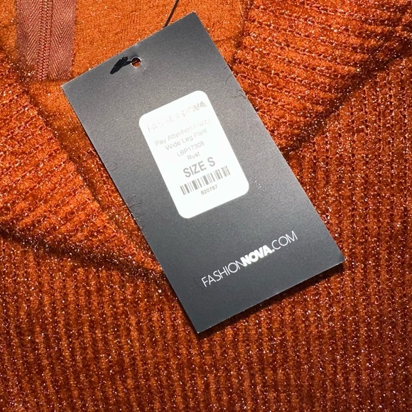 Fashion Nova Brown Wide Leg Pants with Classic Style - Picture 3 of 4